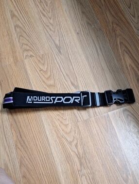 Aduro Sport Black Belt with Purple Trim - Running Waist Pack